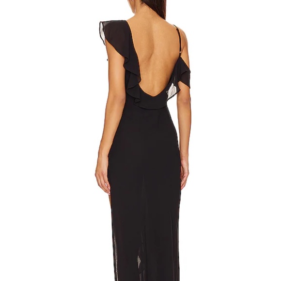 Vacanza Maxi Dress in Black Runaway The Label - Picture 3 of 3